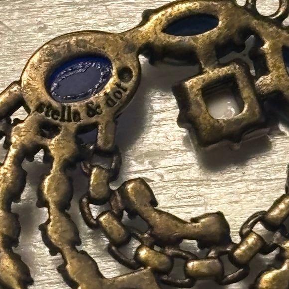 Stella & Dot Multicolor Crystal Chandelier Earrings - Picture 3 of 6